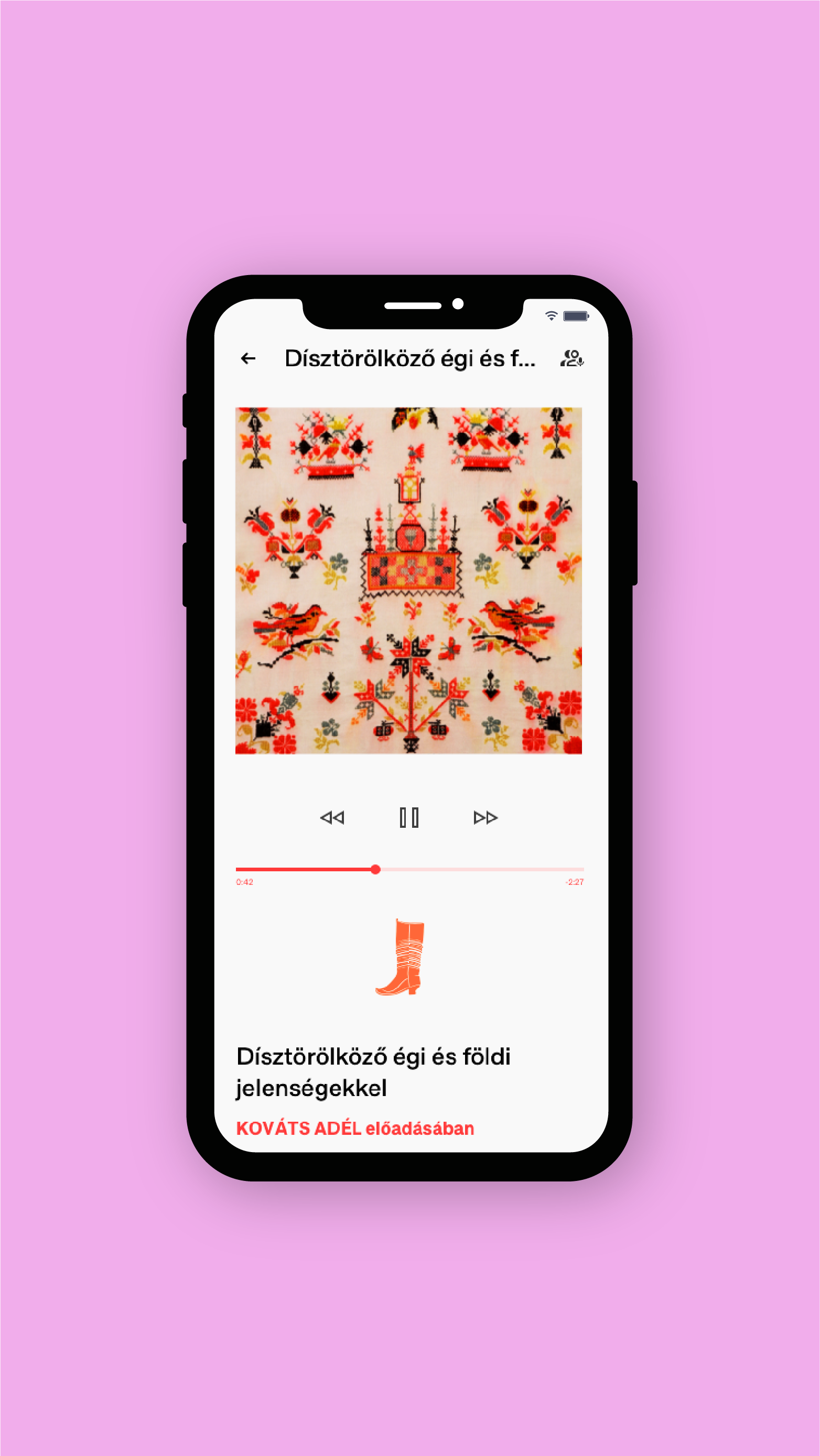 Museum app exhibition details